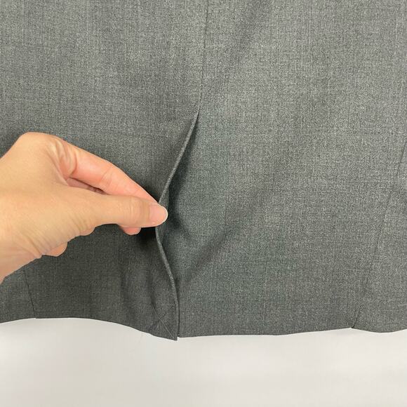 Worthington | NWT Charcoal Dark Gray Knee Length Career Pencil Skirt - Picture 4 of 7